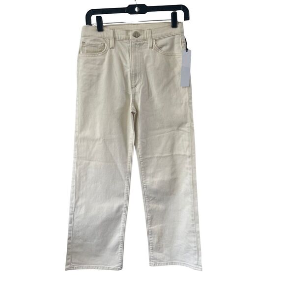 NWT Joes Jeans The Blake Size 26 Cream High Rise Wide Leg Crop ankle - Picture 3 of 6